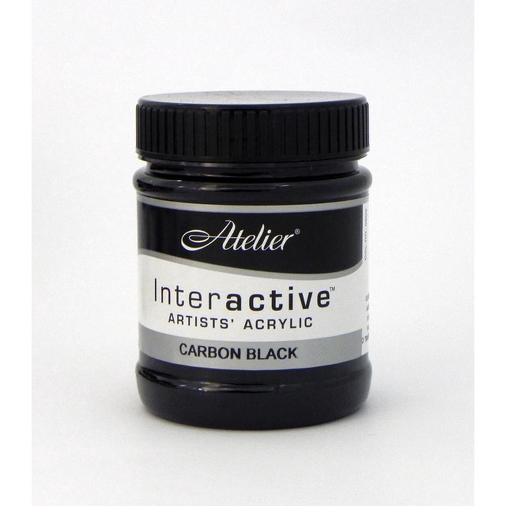 Atelier Interactive Artists Acrylic Series 1 Carbon Black 250mL