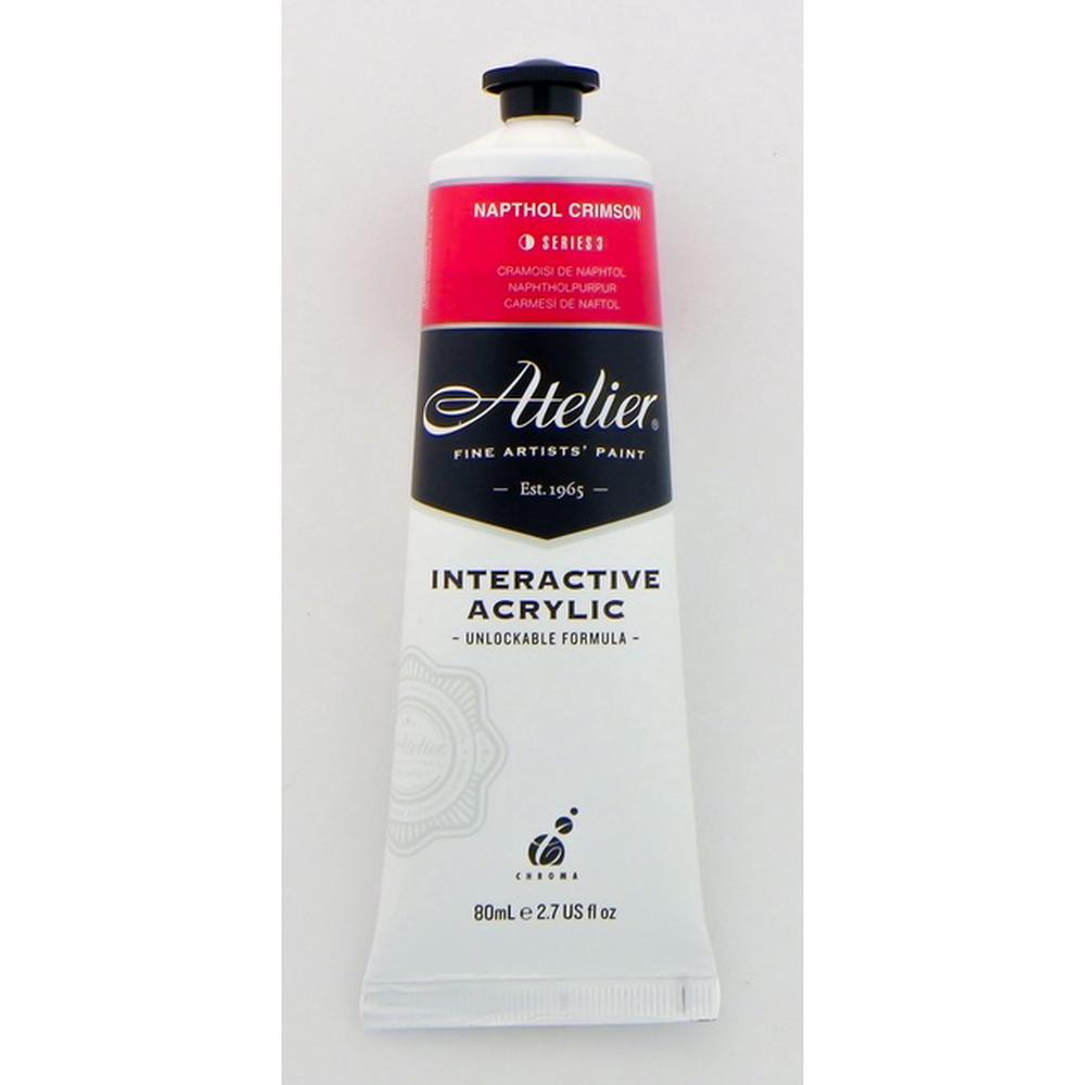 Atelier Interactive Artists Acrylic Series Napthol Crimson Ml