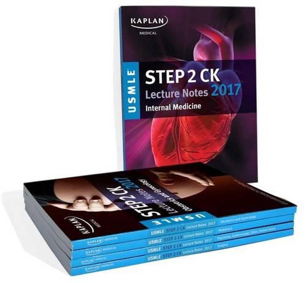 Usmle Step 2 Ck Lecture Notes 2017 5 Book Set By Kaplan Paperback