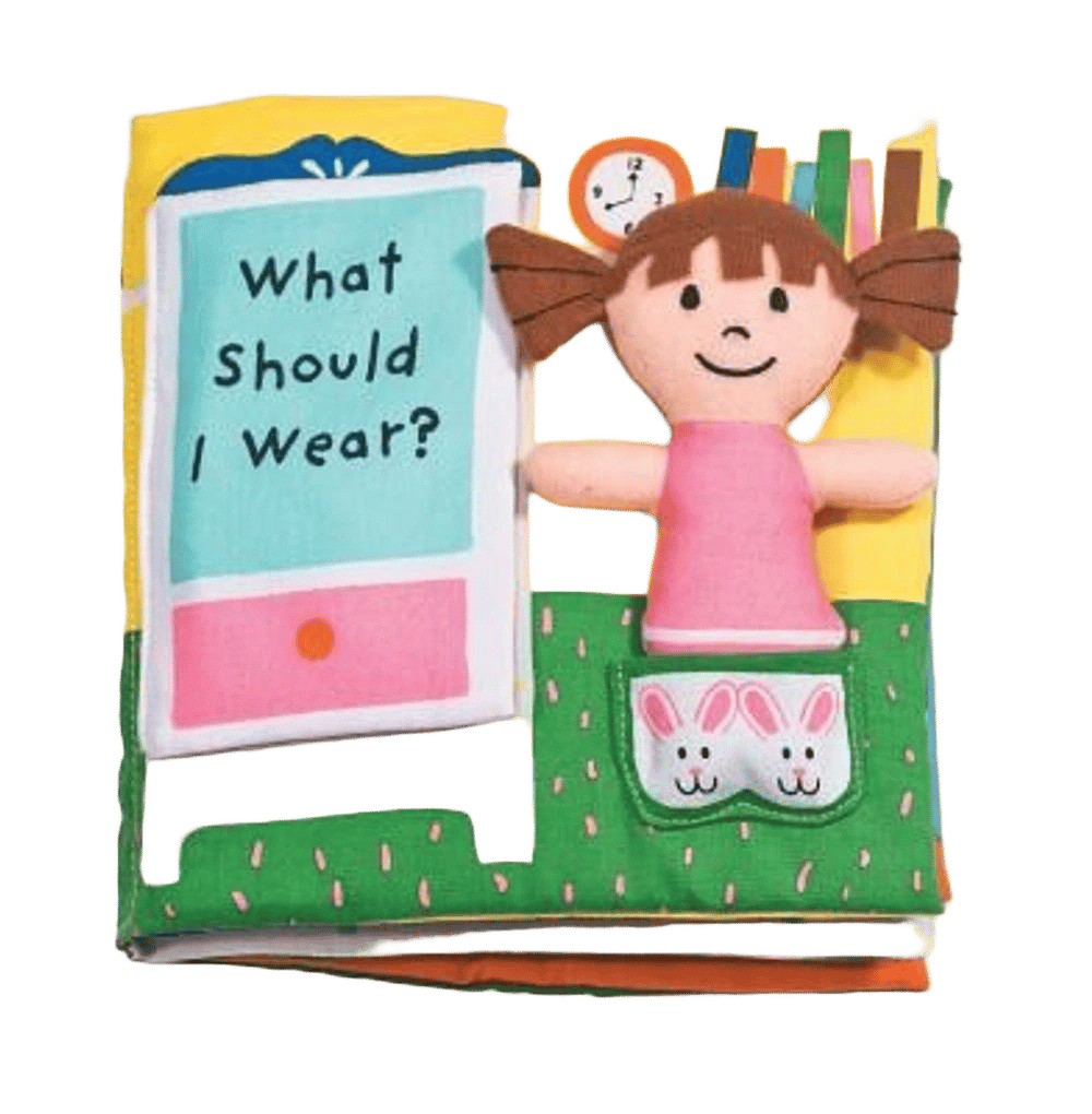 Melissa & Doug Soft Activity Baby Book - What Should I Wear? by Melissa & Doug - ISBN: 0000772092043