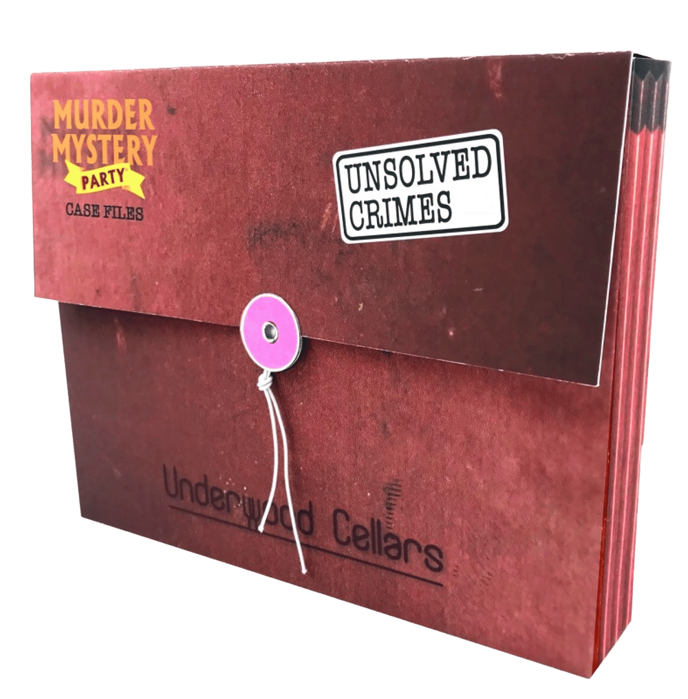 Murder Mystery Party MMP Case Files - Unsolved Crimes: Underwood Cellars by Murder Mystery Party - ISBN: 0023332332809