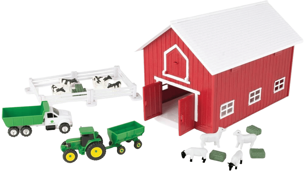 John Deere 1:64 Red Barn Playset - 30x20x20cm by John Deere - ISBN: 0036881473336