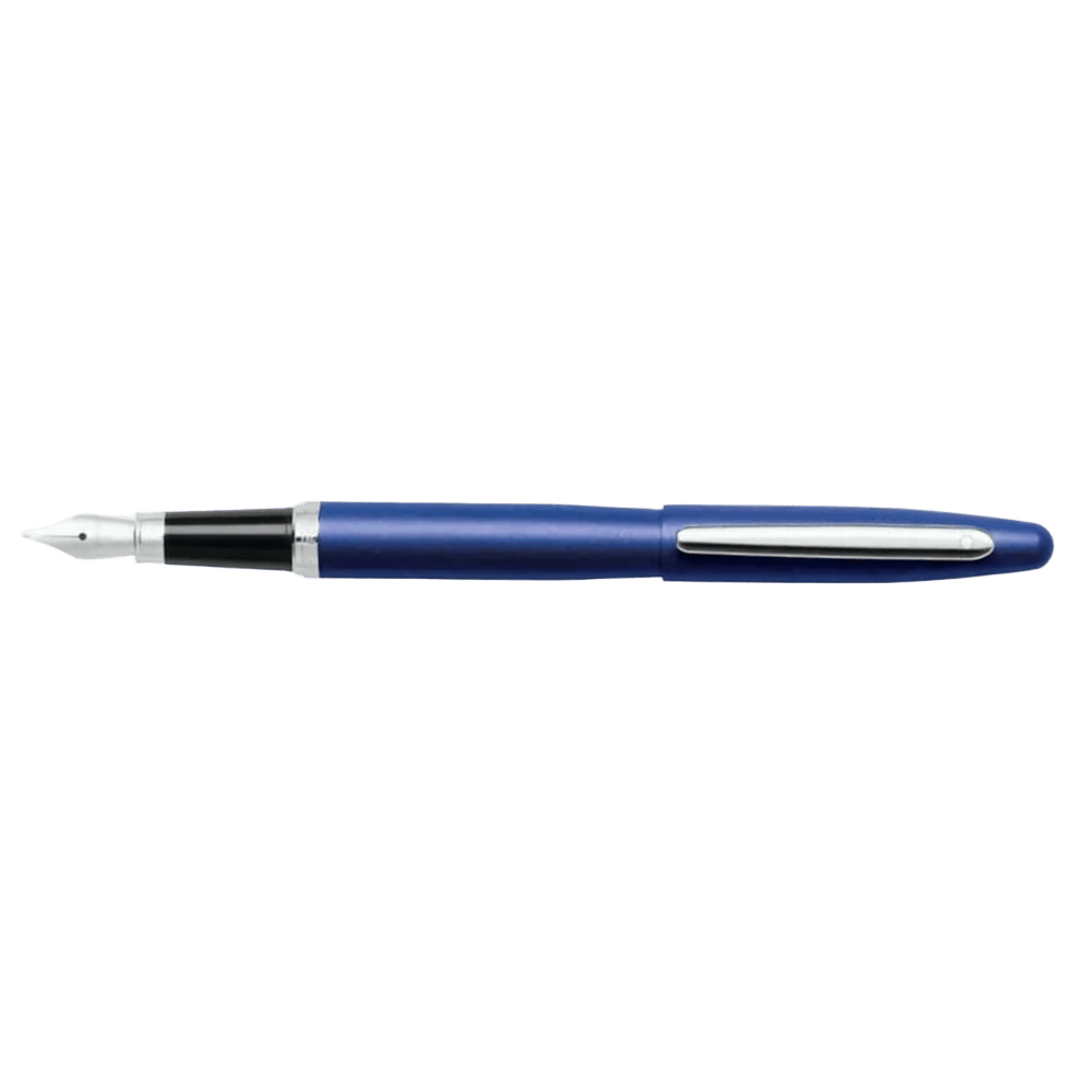 Sheaffer VFM Neon Blue Chrome Fountain Pen by Sheaffer - ISBN: 0074040113761