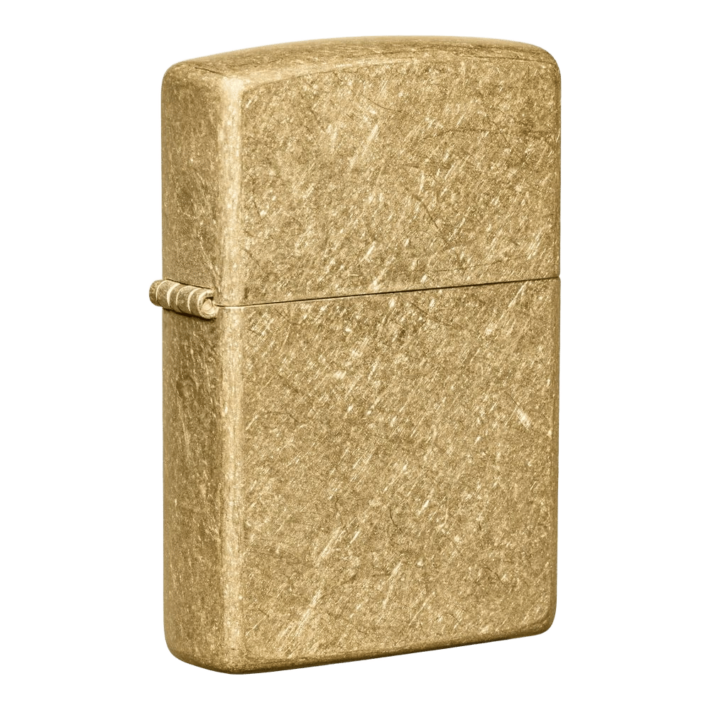 Zippo 207B Tumbled Brass Lighter by Zippo - ISBN: 0191693204377
