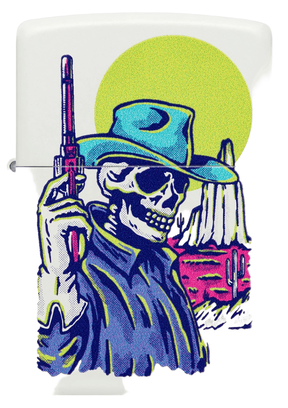 Zippo Cowboy Skull Design White Matte Lighter by Zippo - ISBN: 0191693736595