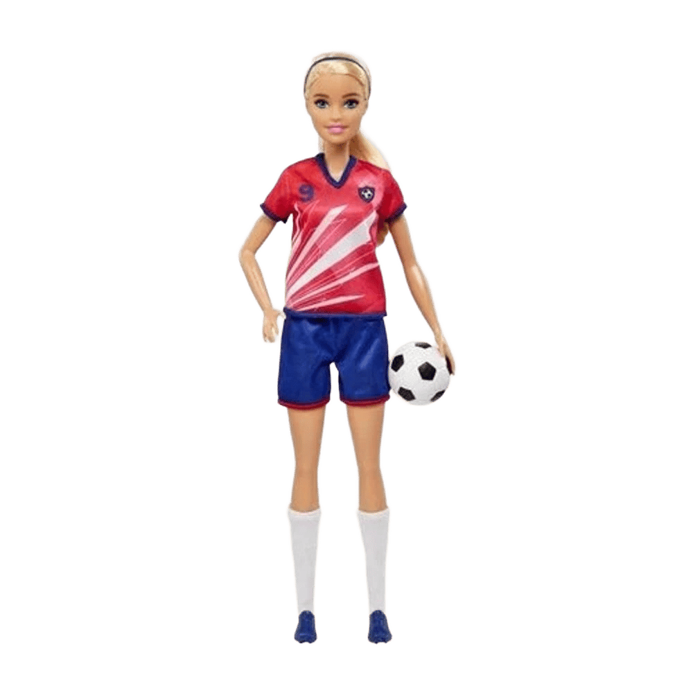 Mattel Barbie: Soccer Doll with Red Shirt and Blue Shorts by Mattel - ISBN: 0194735015238