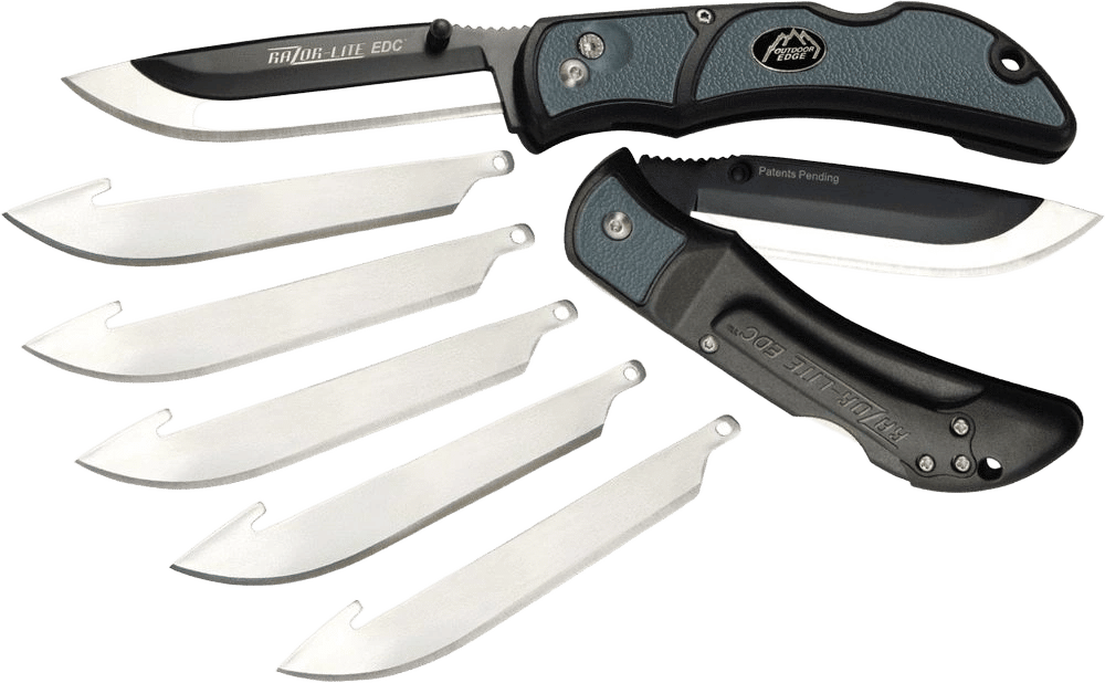 Outdoor Edge Razorlite EDC Razor Blade Knife (Grey) - 3.5 Inch by Outdoor Edge - ISBN: 0743404301532