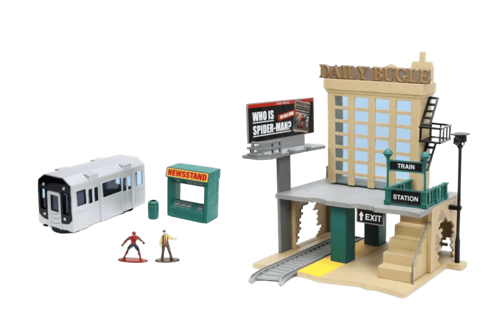 Jada Toys Spider-Man (comics) - New York City Deluxe Nano Scene with 2-Figure by Jada Toys - ISBN: 0801310336595