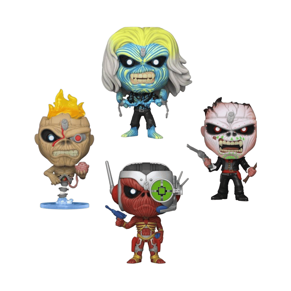 Funko Iron Maiden - Eddie Glow Pop!, 4 Pack by Funko - ISBN: 0889698695862