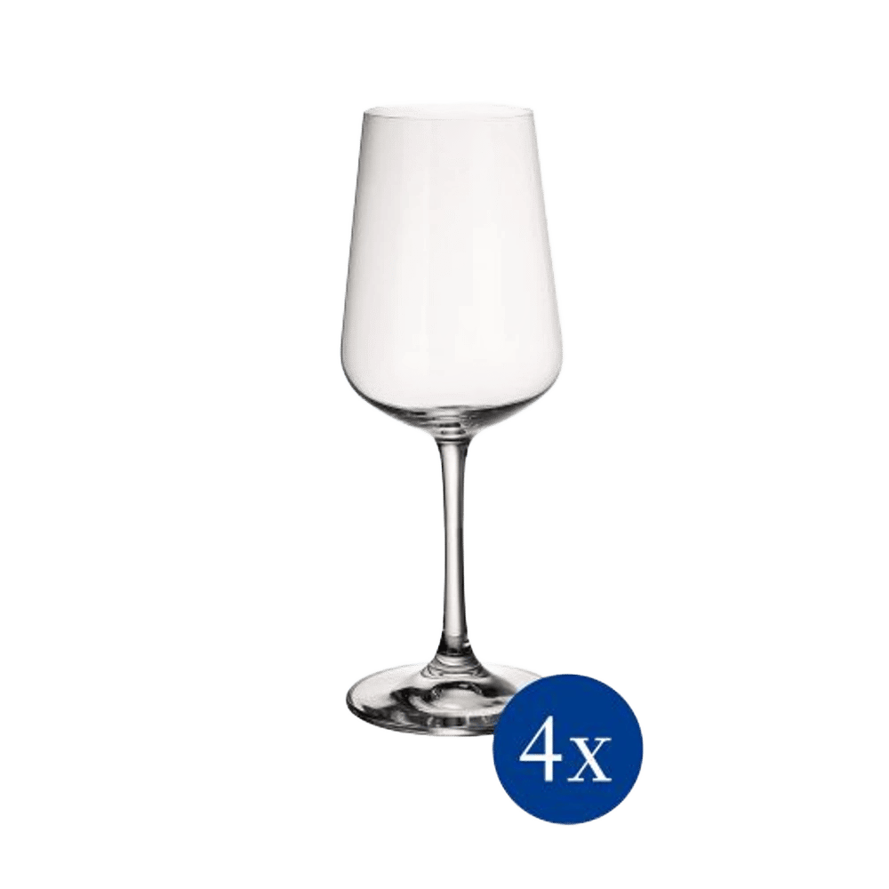 Villeroy & Boch Ovid White Wine Goblet Set, 4 Pieces (Clear) by Villeroy & Boch - ISBN: 4003686285453