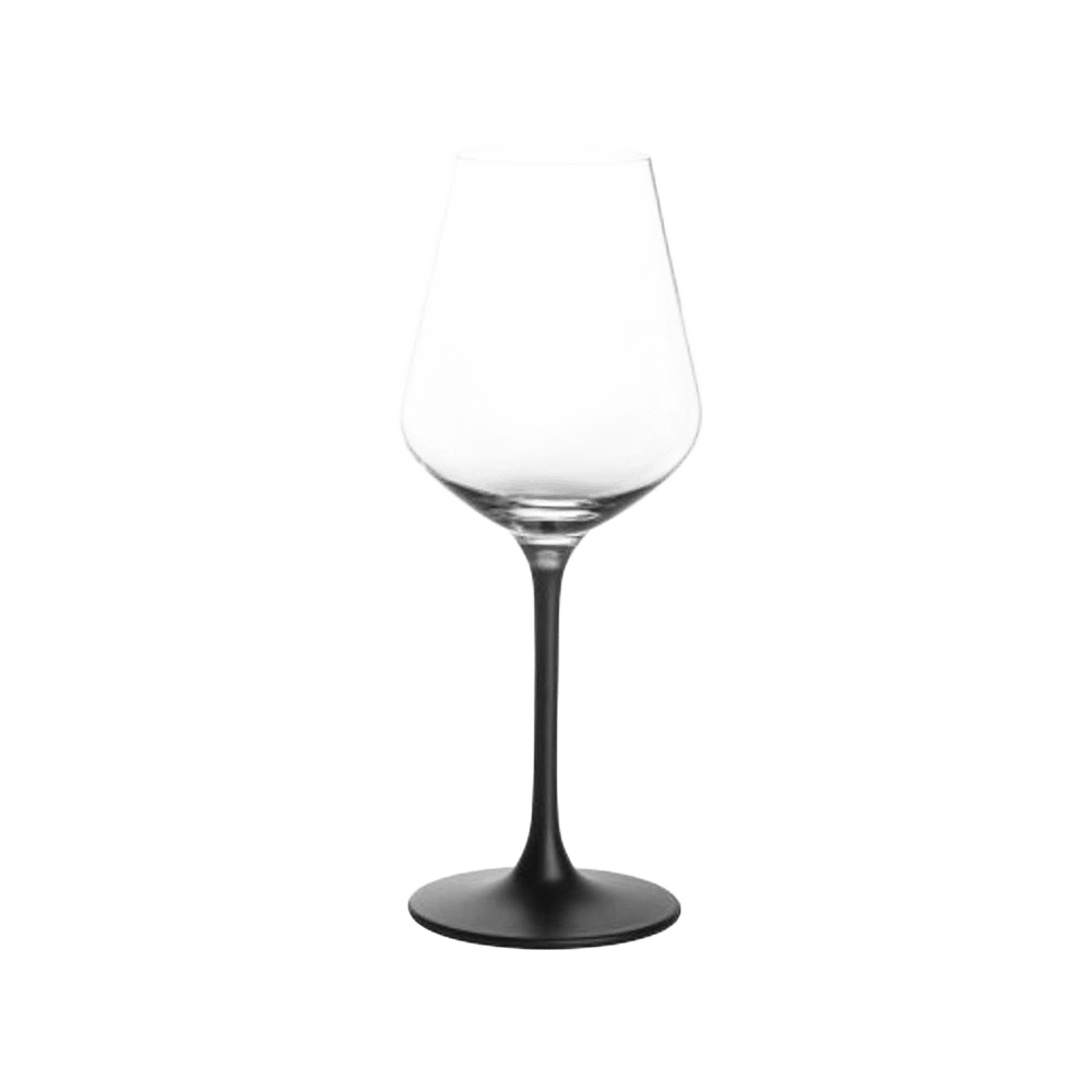 Villeroy & Boch Manufacture Rock Red Wine Goblet Set, 4 PIeces (Clear/Black) by Villeroy & Boch - ISBN: 4003686402805