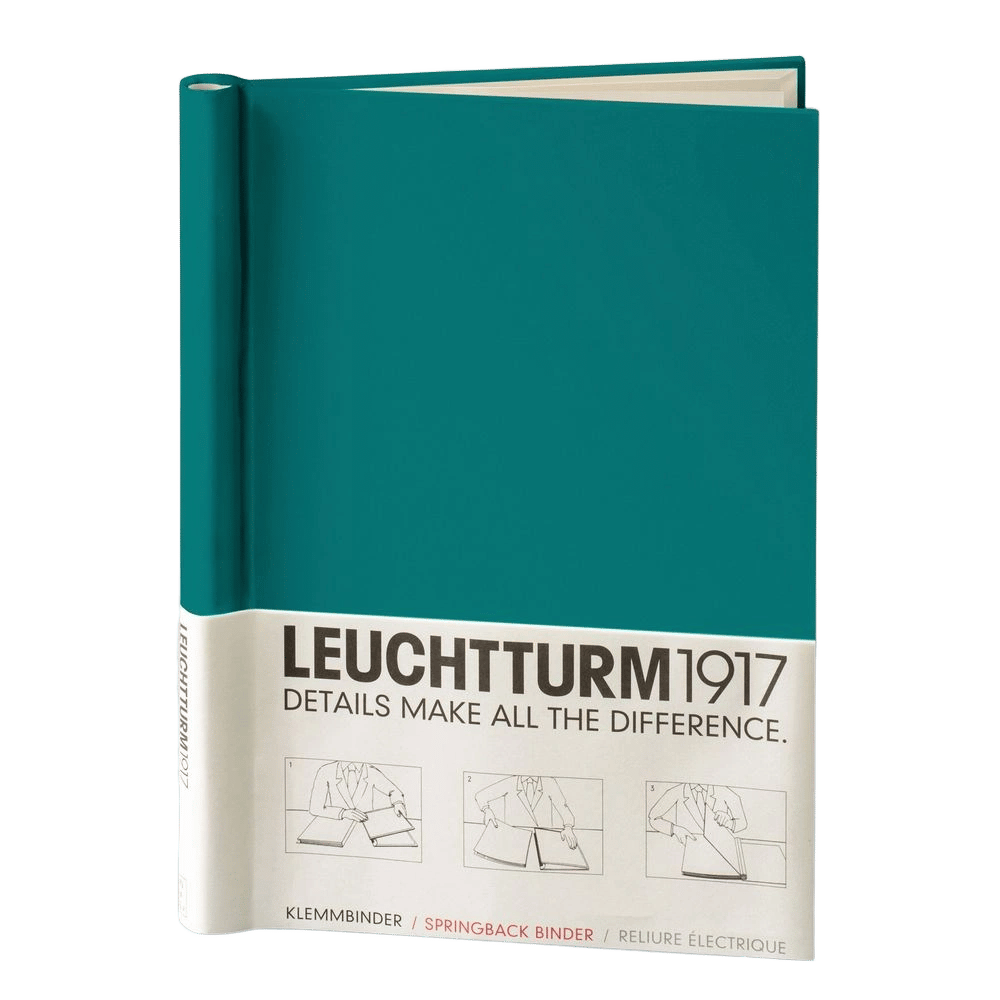 Leuchtturm1917 Springback Binder Peka, 150 Pages (Pacific Green) - A4 by Leuchtturm1917 - ISBN: 4004117570551