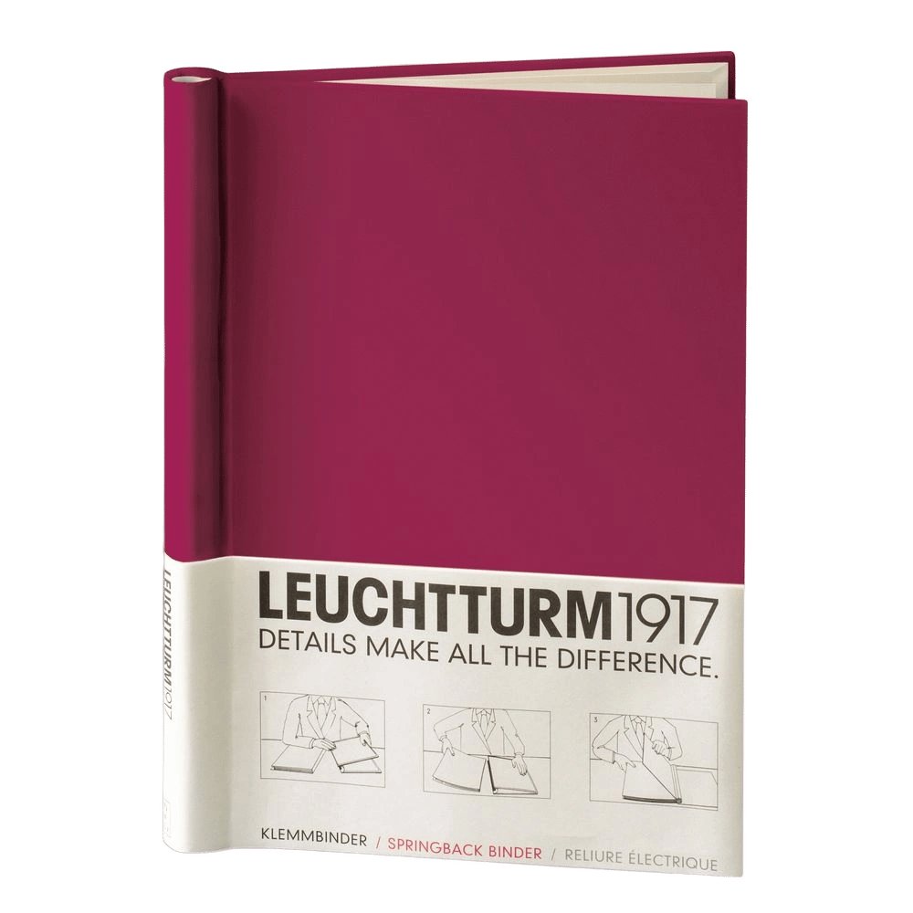 Leuchtturm1917 Springback Binder Peka, 150 Pages (Port Red) - A4 by Leuchtturm1917 - ISBN: 4004117570568