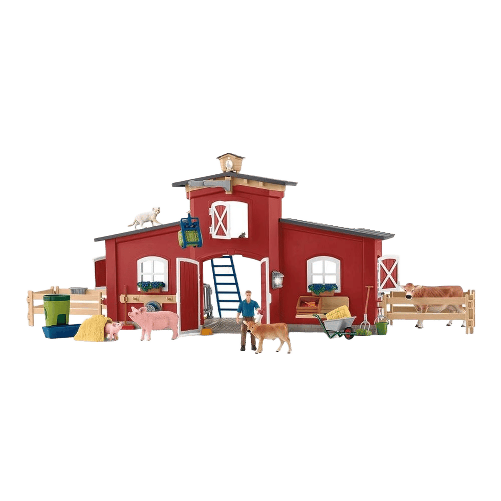 Schleich Red Barn with Animals & Accessories by Schleich - ISBN: 4059433652306