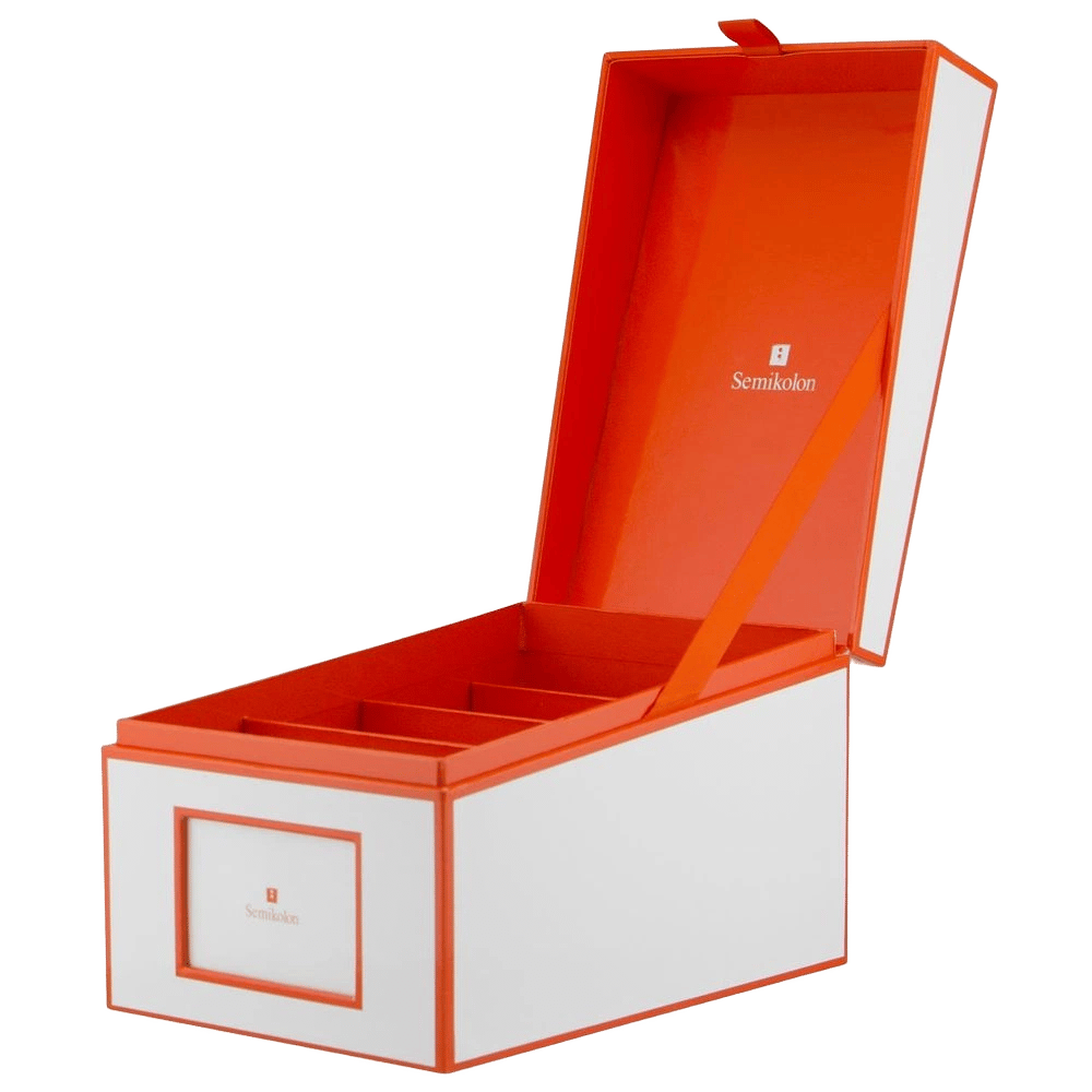 Semikolon CD & Photo Box (White/Orange) by Semikolon - ISBN: 4250540914985