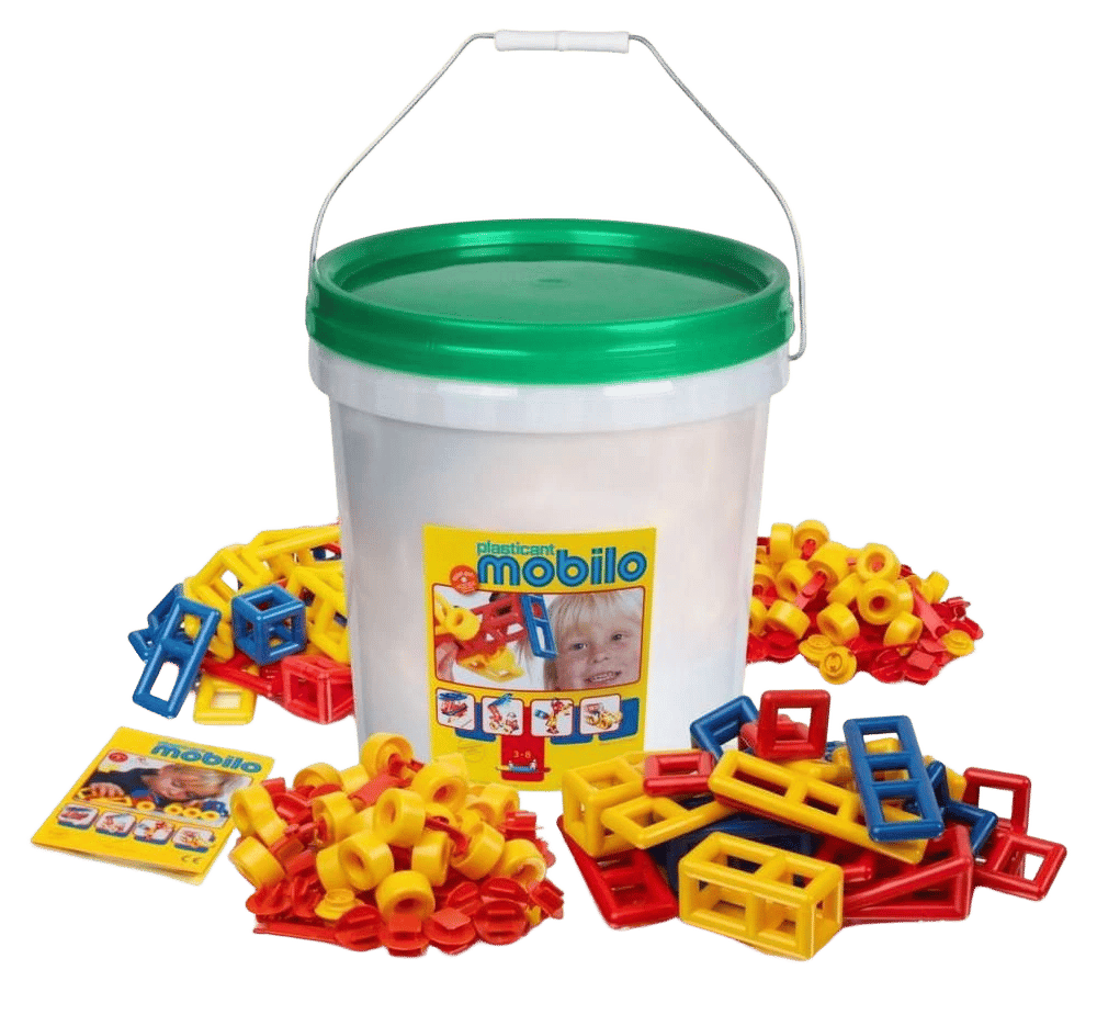 Mobilo Giant Giant Bucket With Lid, 416 Piece by Mobilo - ISBN: 4260661519068