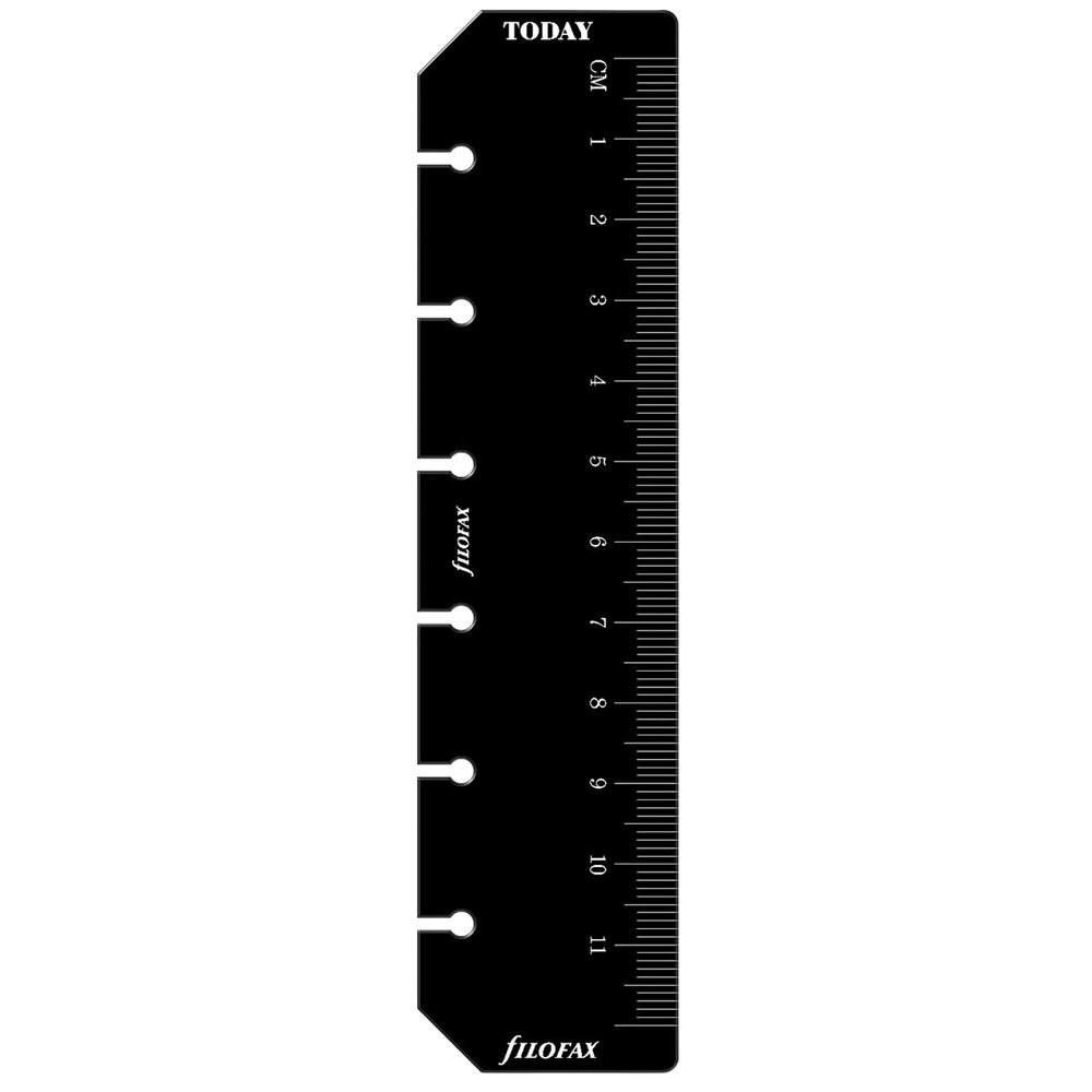 Filofax Pocket Ruler/Page Marker (Black) by Filofax - ISBN: 5015142334024