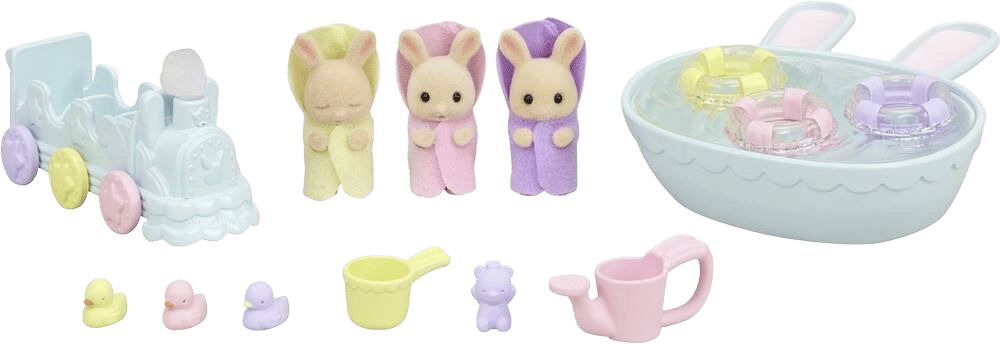Sylvanian Families Triplets Baby Bathtime Playset by Sylvanian Families - ISBN: 5054131057070