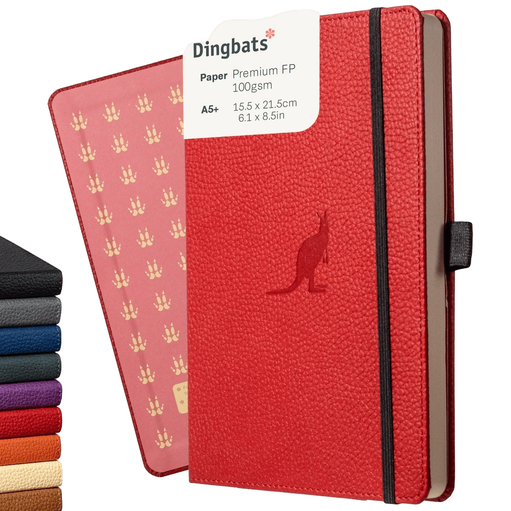 Dingbats* Wildlife A5+ Red Kangaroo Notebook - Graph by Dingbats - ISBN: 5285003136238