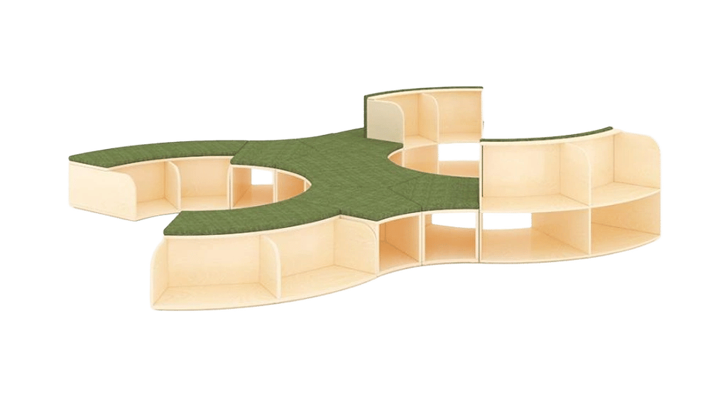 Jooyes Puzzle Modular Reading Lounge With Storage And Seating by Jooyes - ISBN: 5410458057771