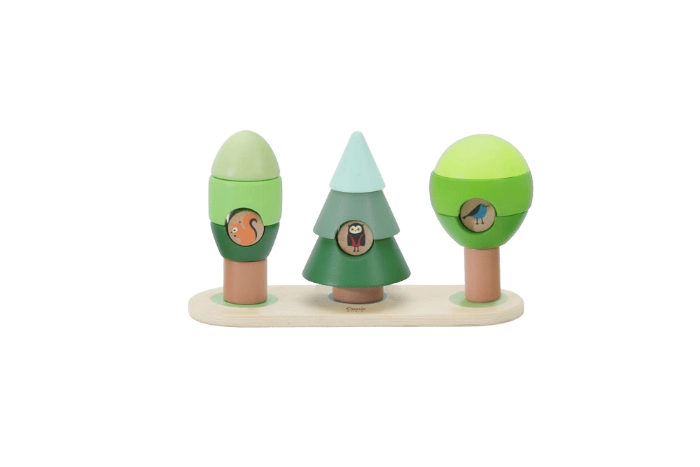 Classic World Stacking Rings Little Forest - 23x8x12.4cm by Classic World - ISBN: 6927049021022
