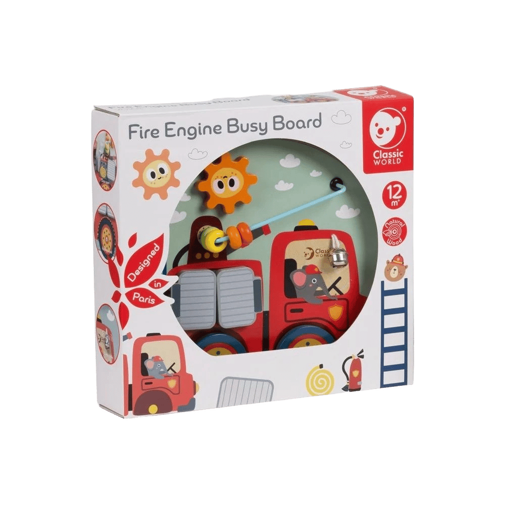 Classic World Busy Board - Fire Engine by Classic World - ISBN: 6927049021688