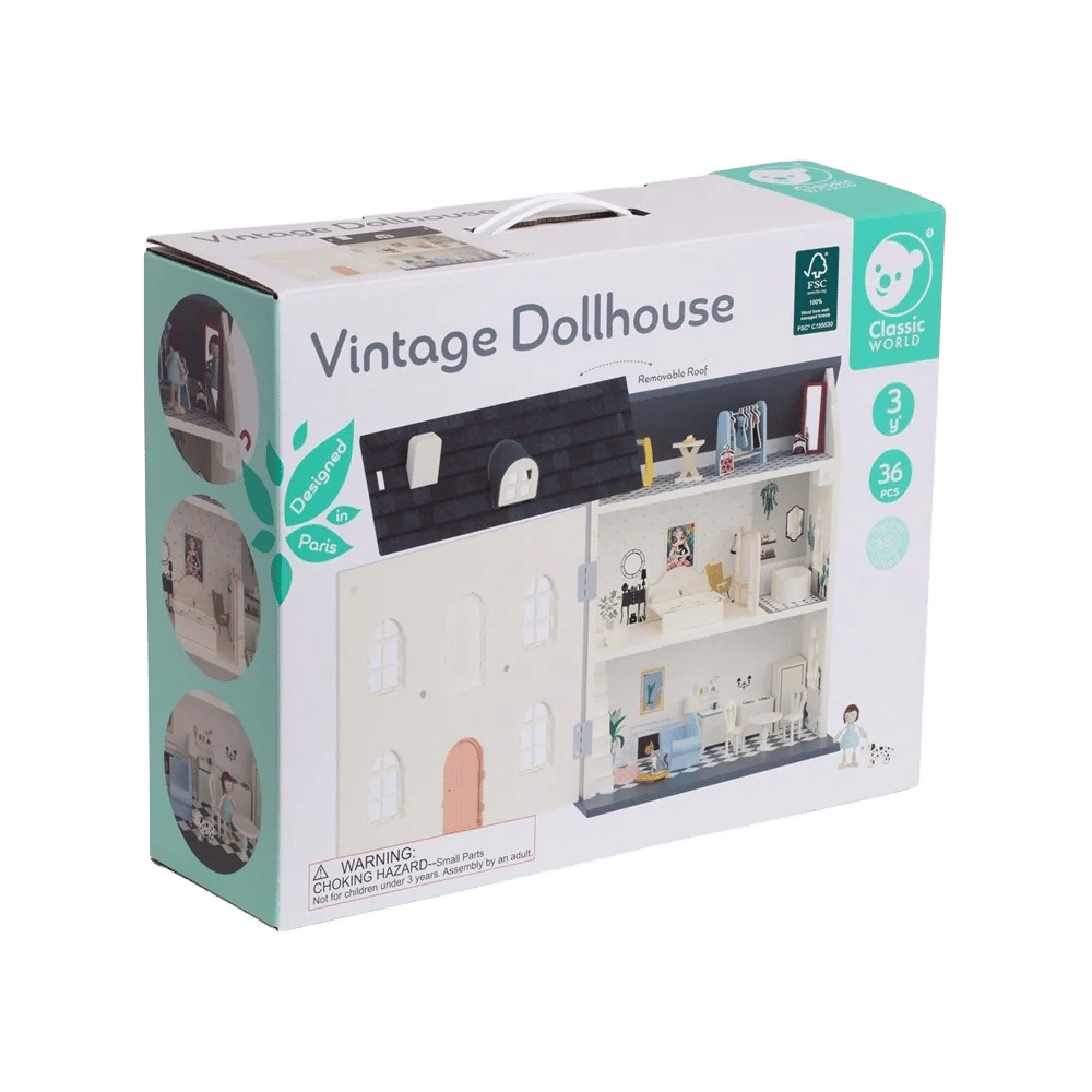 Classic World Vintage Dollhouse by Classic World - ISBN: 6927049056208