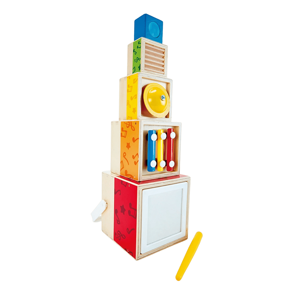 Hape Multi Stacking Music Set, 6pcs by Hape - ISBN: 6943478019010
