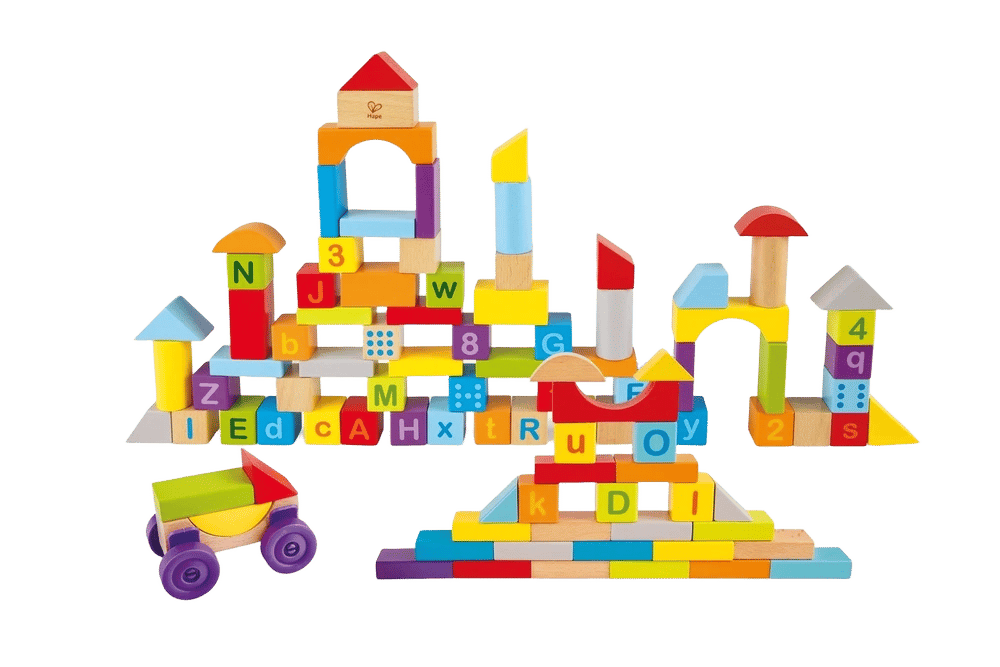 Hape Learn & Build Stacking Blocks by Hape - ISBN: 6943478035447