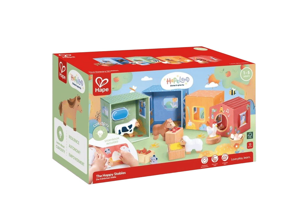 Hape Land: The Happy Stables by Hape - ISBN: 6943478051171
