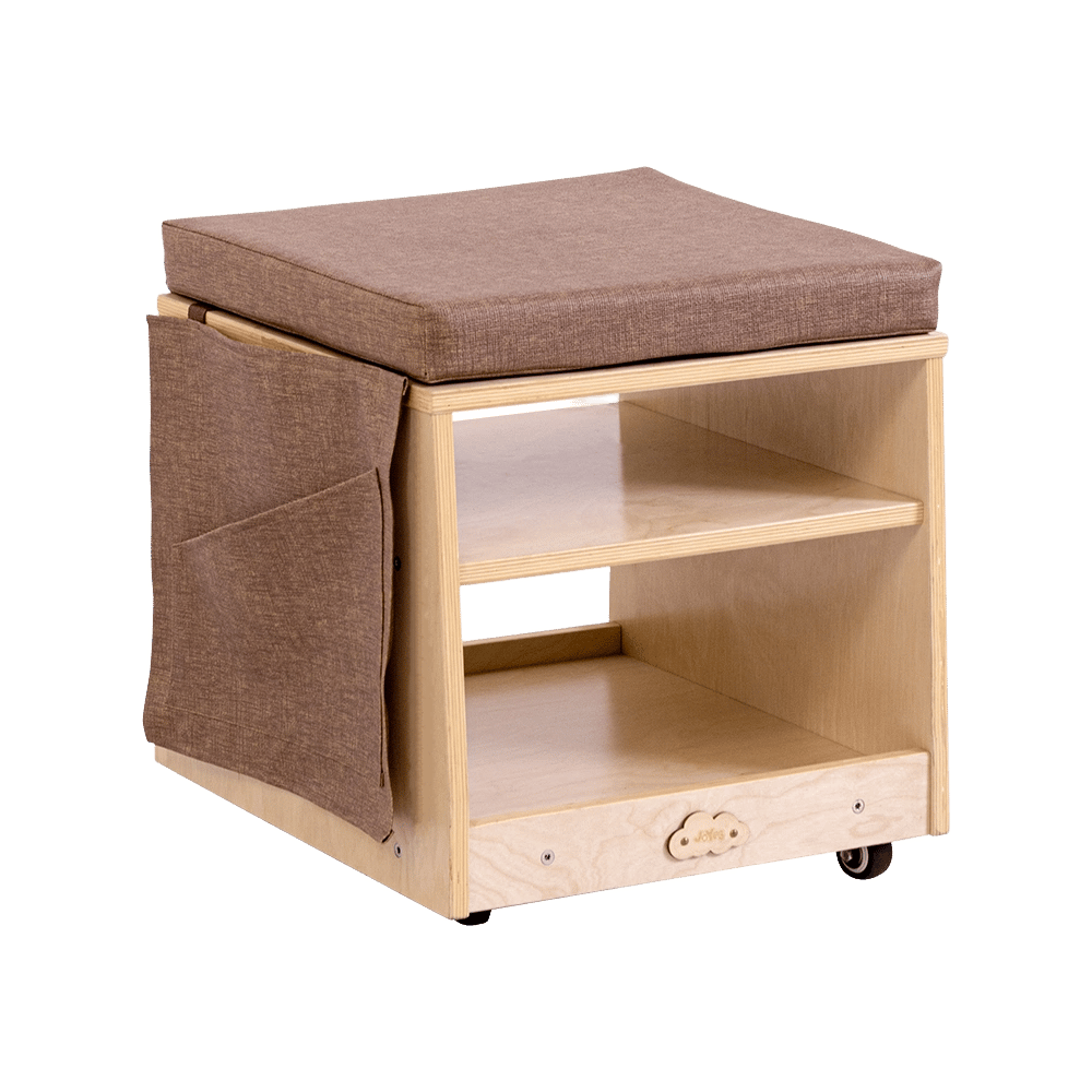 Jooyes Mobile Teacher Stool with Storage Birch Plywood by Jooyes - ISBN: 6970376930079