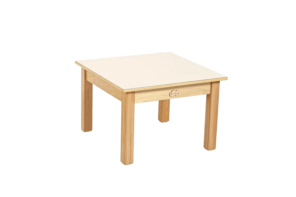 Jooyes Kids Birch Plywood White Square Table - H54cm by Jooyes - ISBN: 6970376930154