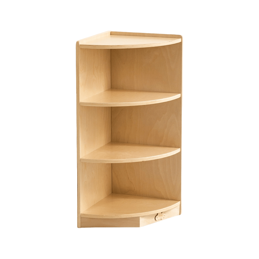 Jooyes Kids 3-Tier Corner Shelf Wooden Storage Cabinet by Jooyes - ISBN: 6970376930369