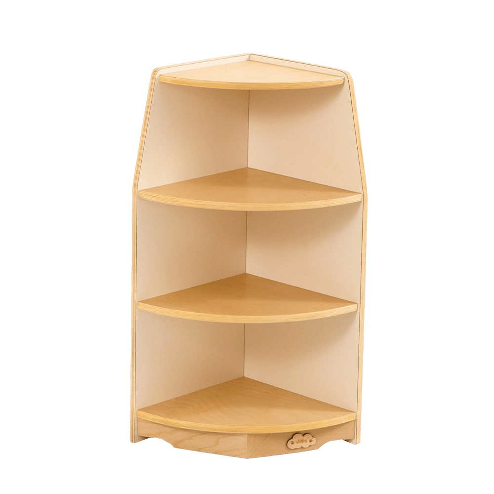 Jooyes Goteborg Kids 3-Tier Corner Shelf Wooden Storage Cabinet by Jooyes - ISBN: 6970376931847