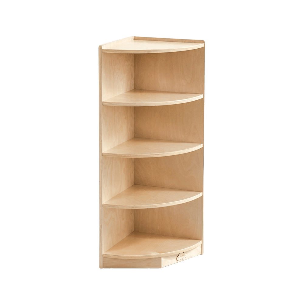 Jooyes Kids 4-Tier Corner Shelf Wooden Storage Cabinet by Jooyes - ISBN: 6970376931977