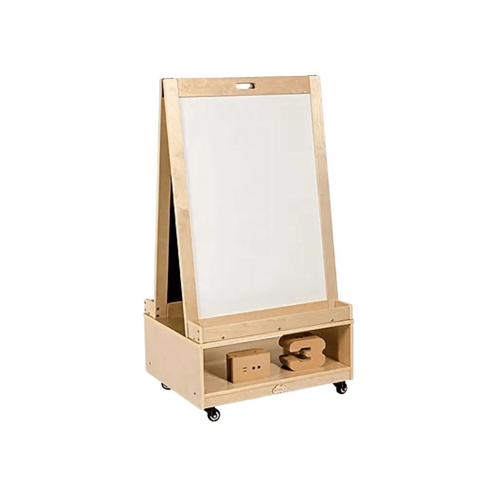 Jooyes Kids Magnetic Double Sided Wooden Chalkboard and Whiteboard by Jooyes - ISBN: 6970376932530
