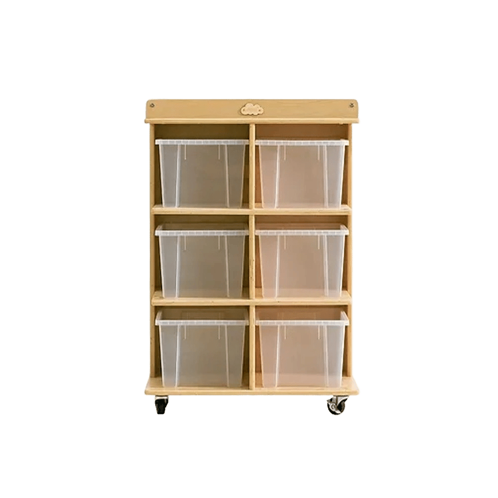Jooyes 6-Tray Storage Cabinet with Castors by Jooyes - ISBN: 6970376932578