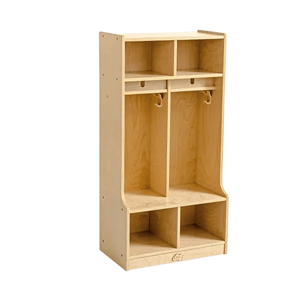 Jooyes Children Preschool 2-Section Coat Locker with Cubbies by Jooyes - ISBN: 6970376932646