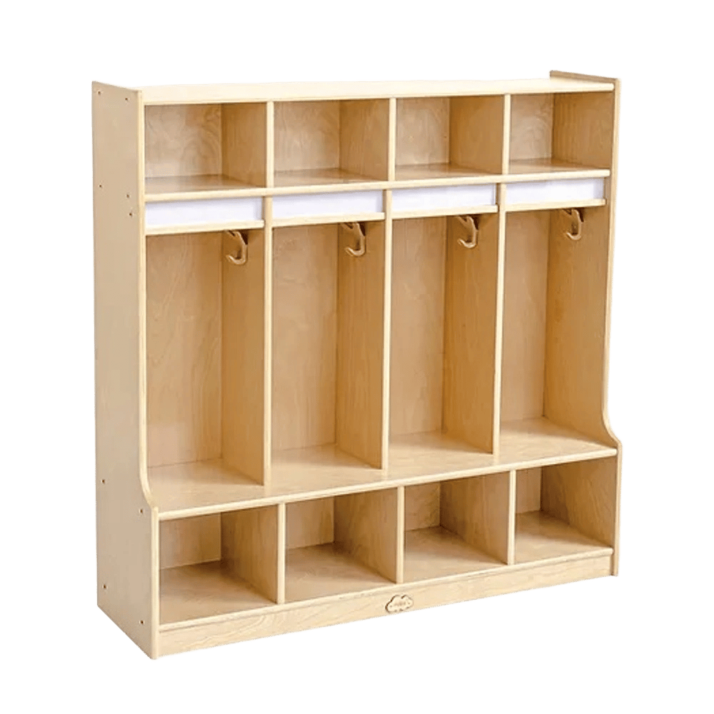 Jooyes Preschool 4-Section Coat Locker with Cubbies by Jooyes - ISBN: 6970376932653