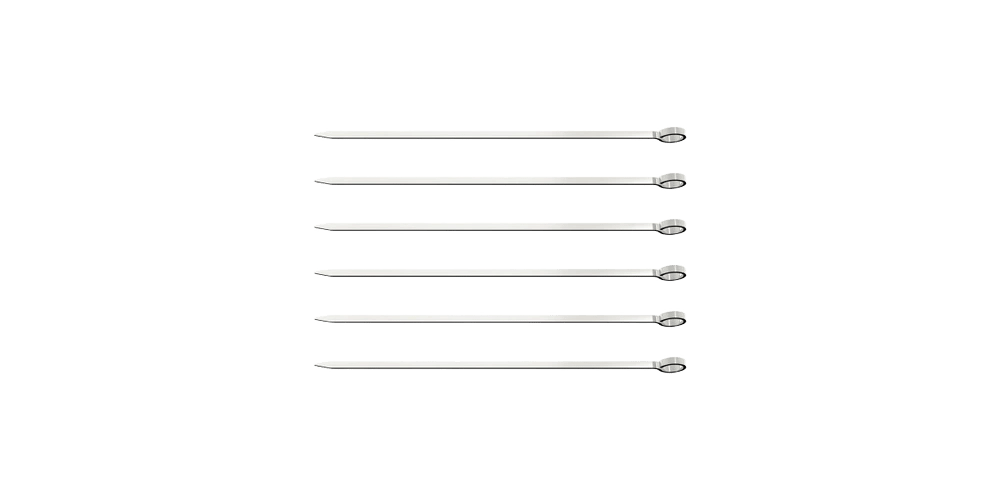 Tramontina Churrasco Skewer Set, 6 Piece - 20cm by Tramontina - ISBN: 7891112019355