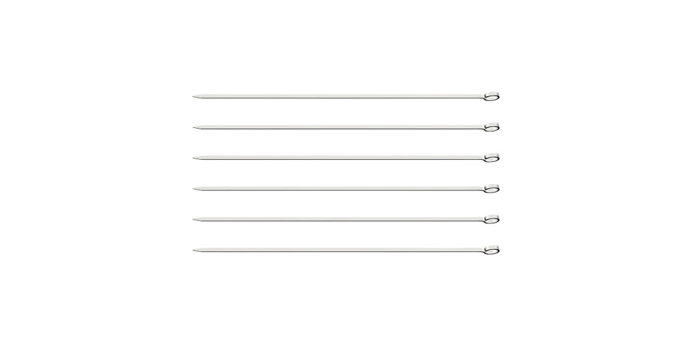 Tramontina Churrasco Skewer Set, 6 Piece - 30cm by Tramontina - ISBN: 7891112019362