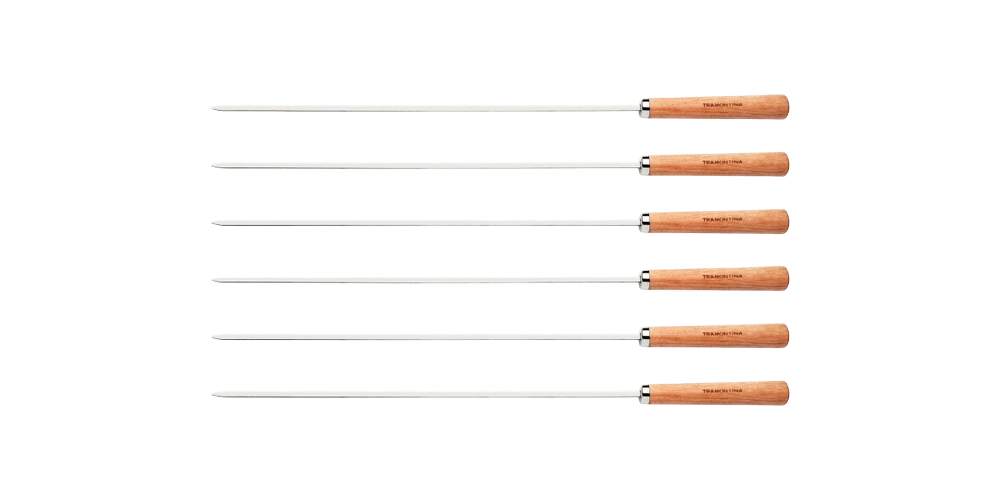 Tramontina Churrasco Skewer Set, 6 Piece - 50cm by Tramontina - ISBN: 7891112019386