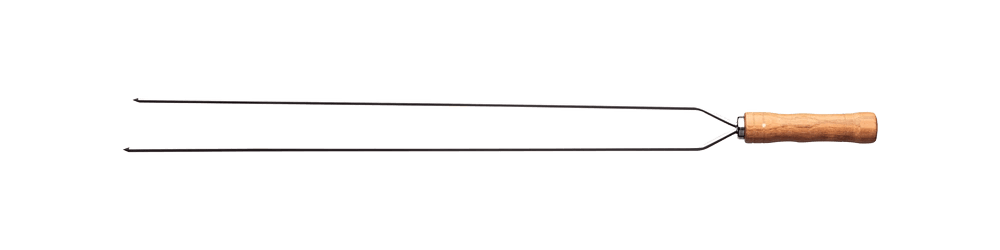 Tramontina Heavy Duty Duel Prong Stainless Steel Skewer Wood Handle - 75cm by Tramontina - ISBN: 7891112210431
