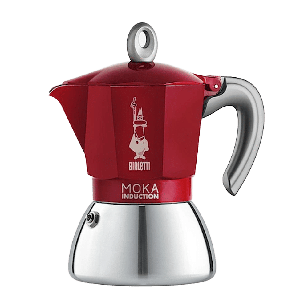Bialetti Moka Induction Bi-Layer Espresso Maker (Red) - 6 Cup by Bialetti - ISBN: 8006363029261