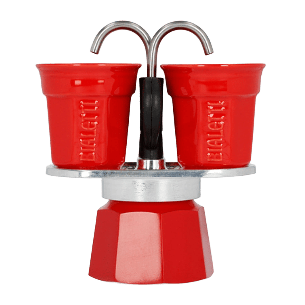 Bialetti Mini Express Espresso Set (Red) - 2 Cups by Bialetti - ISBN: 8006363030489