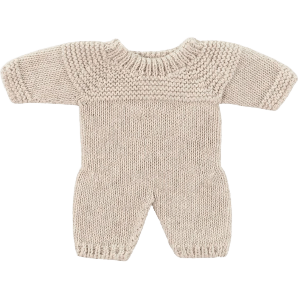 Miniland Dolls Knitted Doll Outfit (Linen) - 21cm by Miniland Dolls - ISBN: 8413082316006