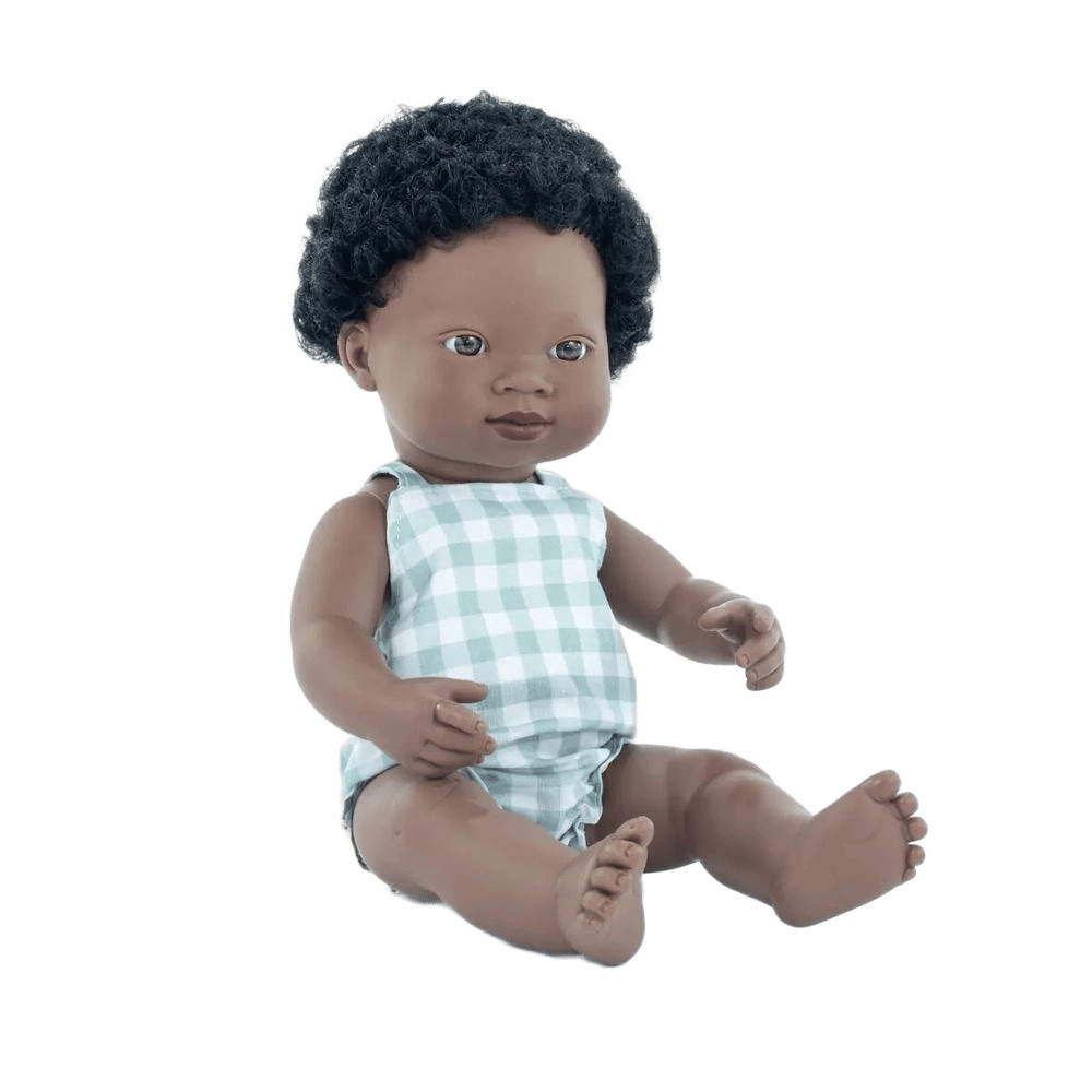 Miniland My Friends & Me Baby Doll African Boy - 38cm by Miniland - ISBN: 8413082332051