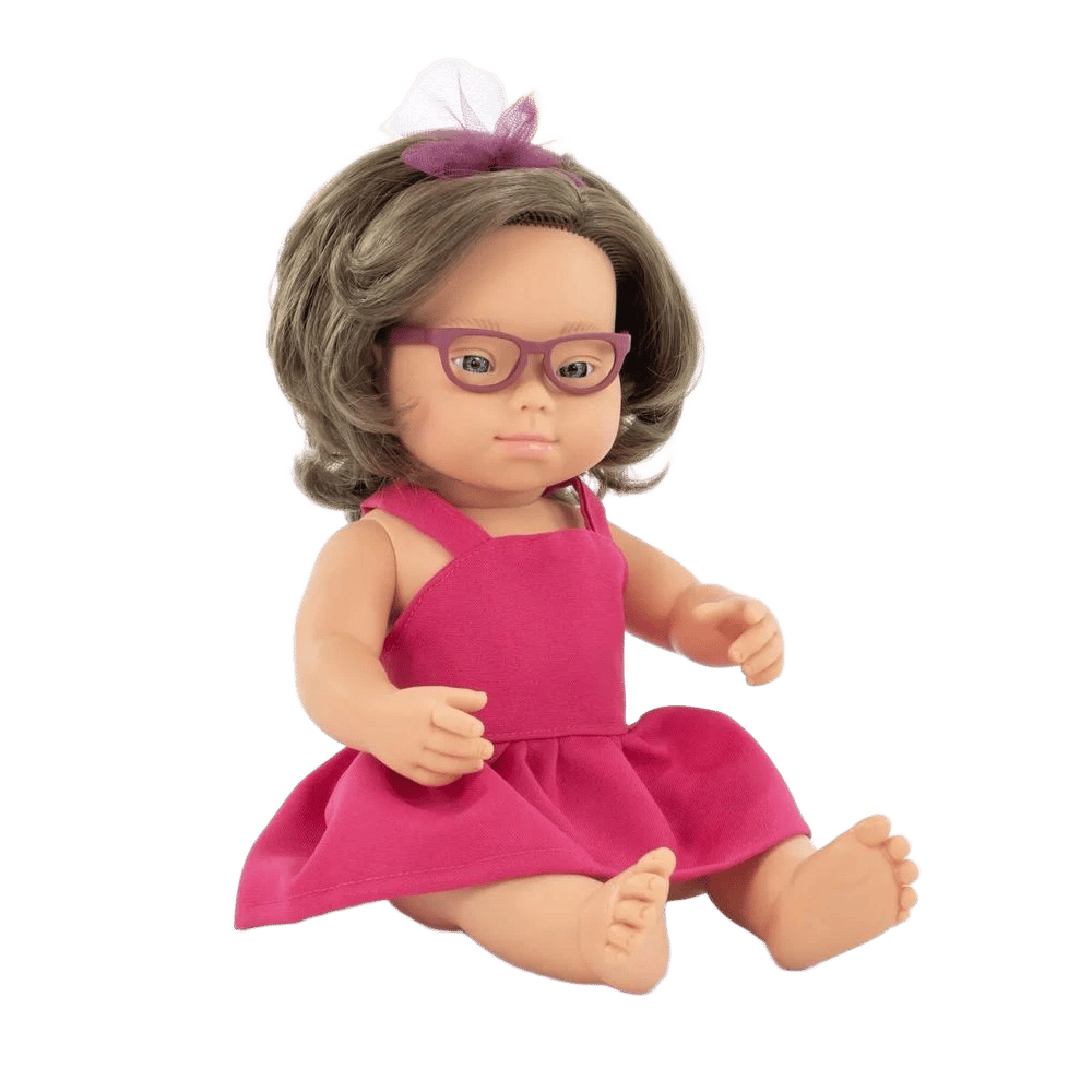 Miniland My Friends & Me Baby Doll Girl w/ Down Syndrome - 38cm by Miniland - ISBN: 8413082332068