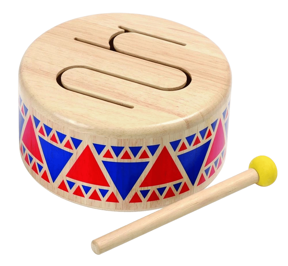 Plan Toys Wooden Solid Drum by Plan Toys - ISBN: 8854740064042