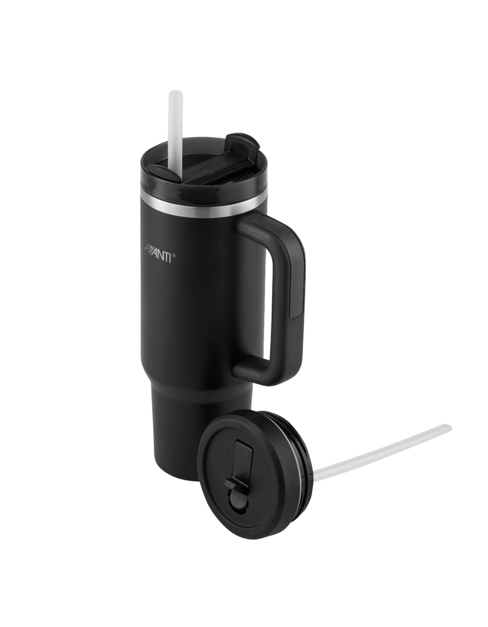 Avanti HydroQuench Insulated Tumbler With Two Lids (Black) - 1L by Avanti - ISBN: 9313803140912